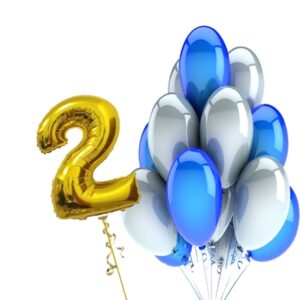 NUMBER 2 FOIL BALLOON 12” INCH