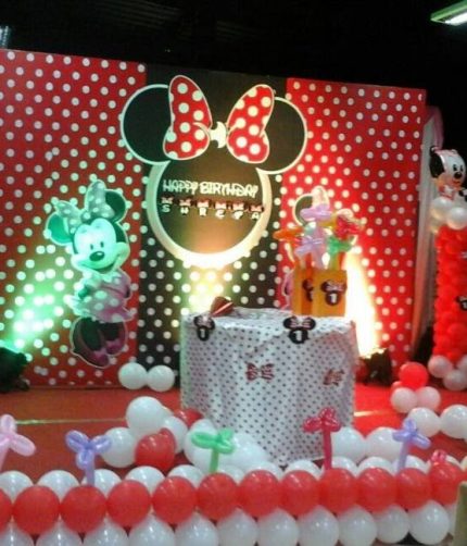 Micky and mini Mouse decorations