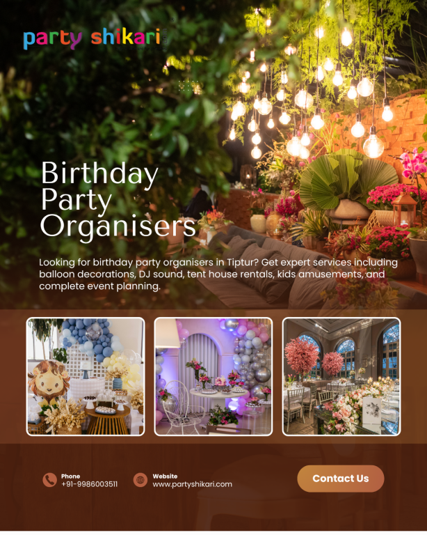 Birthday Party Organisers in Tiptur
